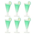 thumbnail image 3 of Miniature Cocktail Glasses, Elegant Compact Beautiful 1/12 Scale Simulation Life Scene Dollhouse Cocktail Glasses  For Toy For Dollhouse Decorations Green, 3 of 8