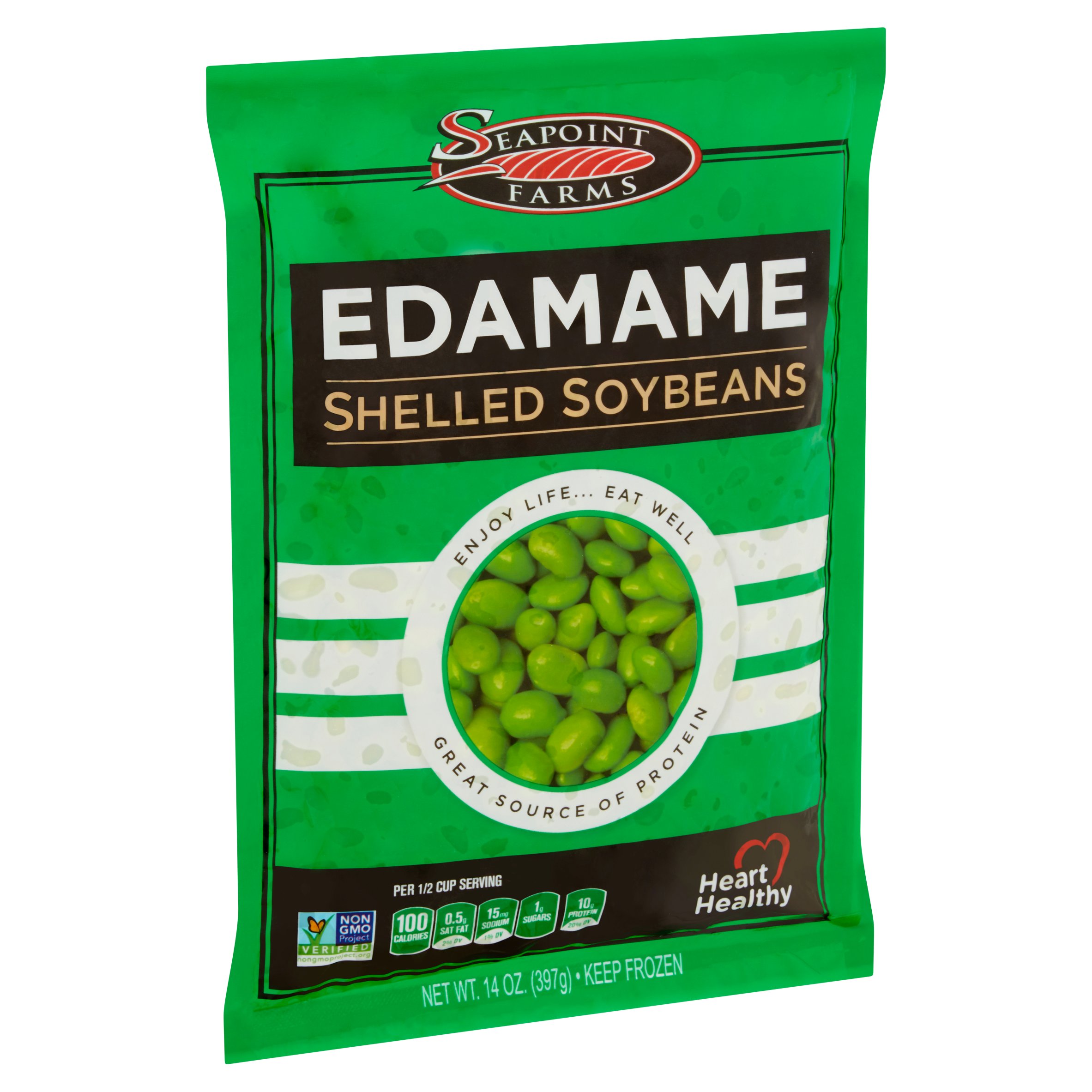 Seapoint Farms Edamame Shelled Soybeans 14 Oz 2696