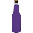 thumbnail image 2 of Blank Neoprene Beer Bottle Coolie (4 Pack, Purple), 2 of 8