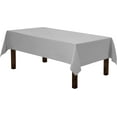 thumbnail image 1 of 100% Pima Cotton Table Cloth Beautiful & Decorative Great for Buffet Table, | Rectangle Tablecloth (52-Inch x 70-Inch, Silver Grey)., 1 of 1