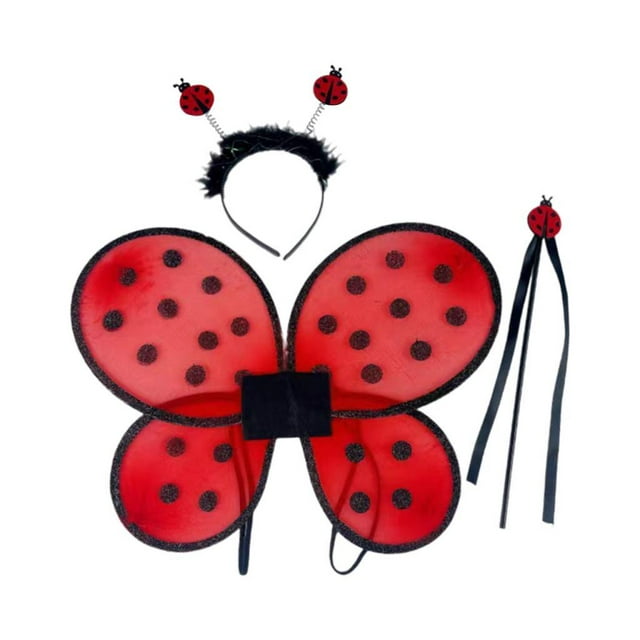 BELOVING Kids Animal Costume Set Funny Dress up for Prom Stage Performance Masquerade 3pcs Butterfly