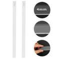 thumbnail image 4 of 1 pair of Acrylic Biscuits Baking Ruler Rolling Pin Guides Kitchen Measuring Dough Strips, 4 of 8