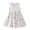 #01 White, variant on Toddler Girls Tank Dress Summer Floral Sleeveless Swing Sundress Playwear Flowy Skater Dress Midi Dresses 1-7 Years
