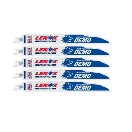 

Lenox Lenox LXAR950R Demowolf Reciprocating Saw Blade Set 9 Inch