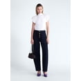 thumbnail image 2 of Scoop Women's and Women's Plus High Rise Tapered Leg Pants, 30'' Inseam, Sizes 0-28W, 2 of 6