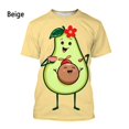 thumbnail image 1 of Nouveau T-Shirt Mode Imprimé 3D Avocat Graphs pour Hommes et Femmes Été Décontracté Col Rond Manches Courtes Vêtements de Rue pour Enfants, 1 of 5