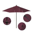 thumbnail image 2 of California Umbrella Venture 9' Bronze Market Umbrella in Purple, 2 of 5