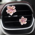 thumbnail image 6 of Gnmfd 2pcs Flower Car Perfume Clip Air Freshener, Peach Blossom Scent Diffuser for Car Vent, Aromatherapy Car Interior Decoration, Dashboard Accent, Gift for Car Lovers, Holiday, 6 of 7