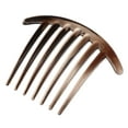 thumbnail image 3 of Unique Bargains 2Pcs French Twist 7 Teeth Comb Teeth Hair Combs Clip Comb 4.1" Resin Brown, 3 of 7