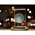 thumbnail image 3 of Basketball Art | 3d Engraved Crystal Keepsake | Gift/Decor| Collectible | Souvenir | 3d Crystal Photo Gift | 3d Photo Engraved Crystal | Home Decor | Basketball Photo Art, 3 of 6