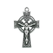 McVan L8084 0.95 x 0.61 x 0.5 in. Sterling Silver Celtic Crucifix Pendant