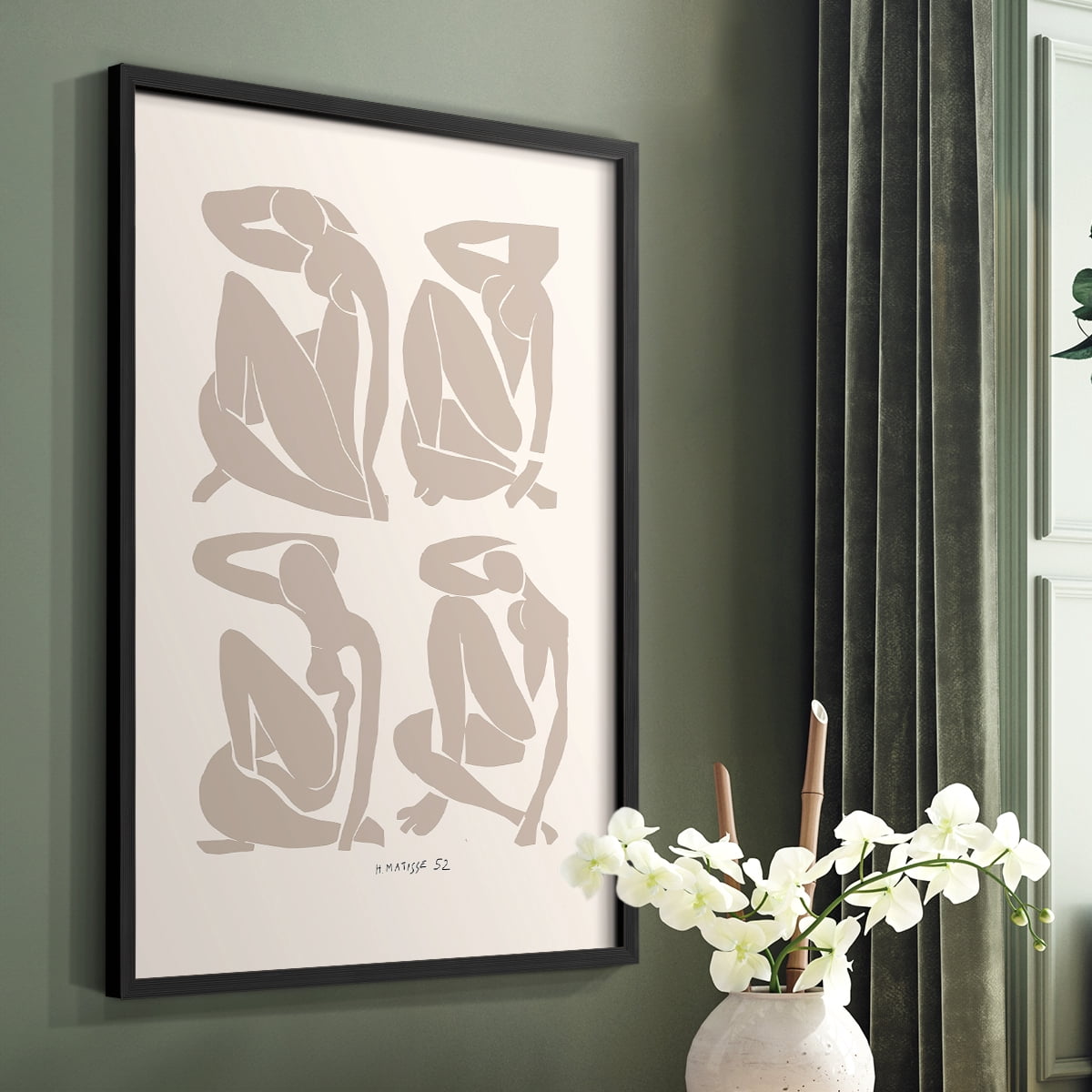 Matisse CCXXXVIII in Solid Wood 8 x 10 Framed Print