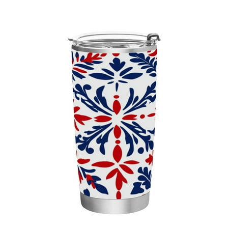 

20oz Straw Mugs with Handle and Straw Lid Sports Mugs Car Mugs Symmetrical Design Pattern