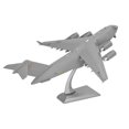 thumbnail image 3 of 1:200 Aircraft Model Alloy Precise Scale Simulation Stable Bracket Home Decoration Diecast Plane Model Dark Gray Edition, 3 of 5