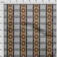 thumbnail image 4 of oneOonePolyesterSpandexDarkMustardFabricAsianIkatDiyClothingQuiltingFabricPrintFabricByYard56InchWide, 4 of 4