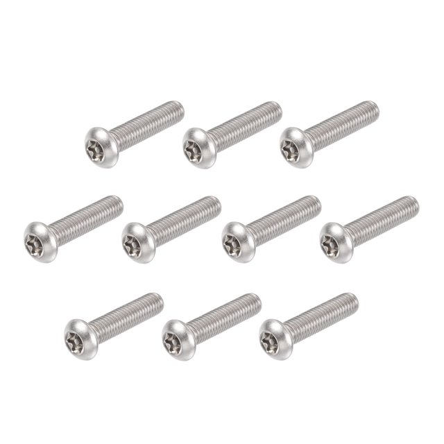 Unique Bargains Vis de Machine de Sécurité Torx M8x35mm en Acier Inoxydable 304 Lot de 10
