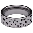 thumbnail image 4 of Dalmatian Tungsten Carbide Ring, 4 of 6