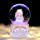 thumbnail image 3 of Crystal Castle Snow Globe, Manual Snowfall, Desktop Decoration, 3 of 5