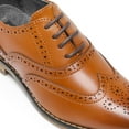 thumbnail image 4 of BURUDANI Kids Classic Oxfords Wingtip Dress Shoes, 4 of 7