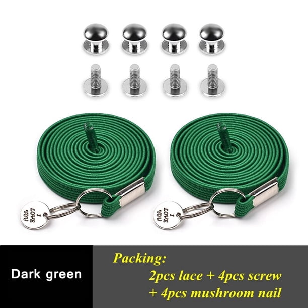 par de cordones elásticos, cordones rápidos para perezosos, cordones sin atar para niños y adultos, zapatillas con cordones rápidos de una mano, cordones de 100cm Gao Jinjia LED