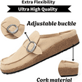 thumbnail image 4 of BERANMEY Casual Women's Mules & Clogs Slip-On Memory Foam Cloud Mules for Womens Mens with Non-Slip Sole Indoor/Outdoor Comfort Supportive Cork Sole Mules for Women 2025, 4 of 5