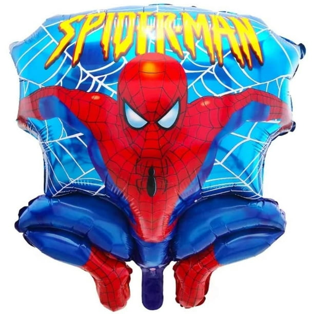 Décoration Anniversaire Spiderman, Ballon en Aluminium Ensemble de