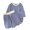 Blue, variant on Joernso Women T-Shirt Shorts Suit Summer Striped Short Sleeves Round Neck Loose Elastic Waist Ladies Casual Tee Short Pants Suit Sports Wear