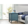 thumbnail image 2 of Nmkwnr Modern Nightstand with 3 Drawer, Beside Table for Living Room, Blue, 2 of 4
