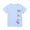 Blue, variant on KYAIGUO Baby Toddler Girls Short-Sleeve T-Shirt Kids Summer 100% Organic Cotton Tees Shirt Top for 2-8 Years Old