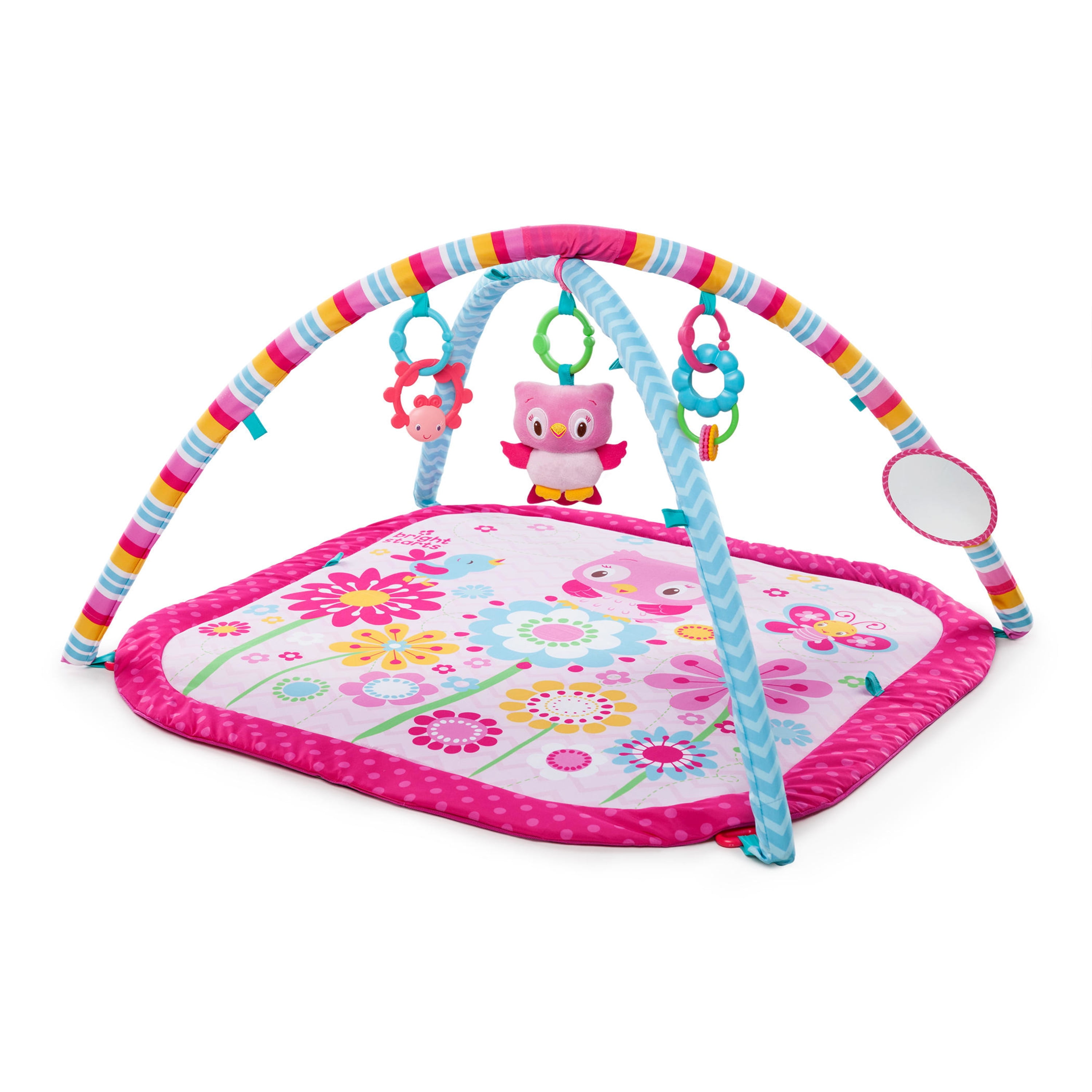 bright starts play gym pink