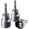 thumbnail image 1 of 3 Pieces RV Leveling Scissor Jack Socket Drill Adapter Work with 1/4 Inch Hex Shank Tools Compatible 3/4 or 19mm Drive Jacks -, 1 of 4