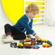 thumbnail image 2 of Juego de trenes de madera Wondertoys magnético de 16 piezas para niños pequeños, 2 of 9