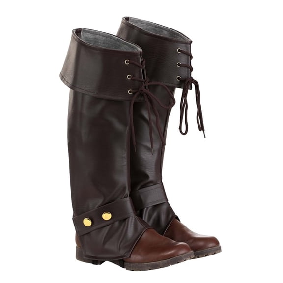 Deluxe Brown Boot Tops for Kids