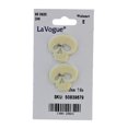 thumbnail image 1 of LA VOGUE Buttons, naturel Material - 2 pieces, 23 mm (7/8 in), Poop, 1 of 4