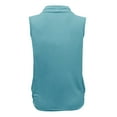 thumbnail image 5 of V Neck Sleeveless Versatile Chiffon Patchwork Back Top, 5 of 5