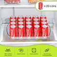 thumbnail image 4 of SOYO Lazy Susan Organizer for Refrigerator Organizers and Storage, Rectangular Fridge Turntable Organizers and Storage Pull Out & 360° Rotating for Cabinet, Pantry, Kitchen, Table, Clear, 1Pack, 4 of 7