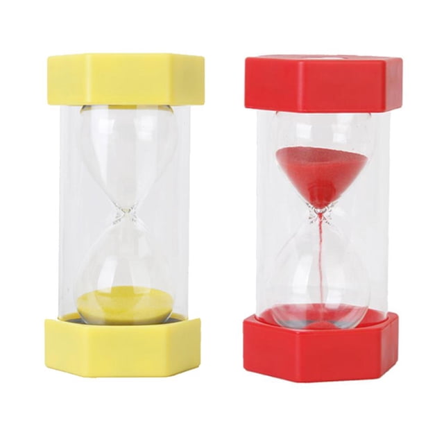 2 Uds Tiempo Reloj De Arena Reloj De Arena Reloj De Arena Cocina BLESIY Reloj de arena de seguridad para cocinar