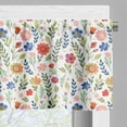 thumbnail image 5 of Ambesonne Watercolor Valance & Curtain, Wildflowers Illustration, 55"x24", Multicolor, 5 of 6