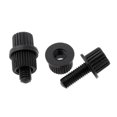 thumbnail image 3 of Almencla 5-6pack 4x Motorcycles ATV Black Nylon License Plate Frame Fastening Bolts 6 Pcs, 3 of 8