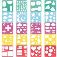 thumbnail image 3 of LOVEVER 20 Sheets Geometry Painting Stencils Letter Tracing Markers Child, 3 of 8