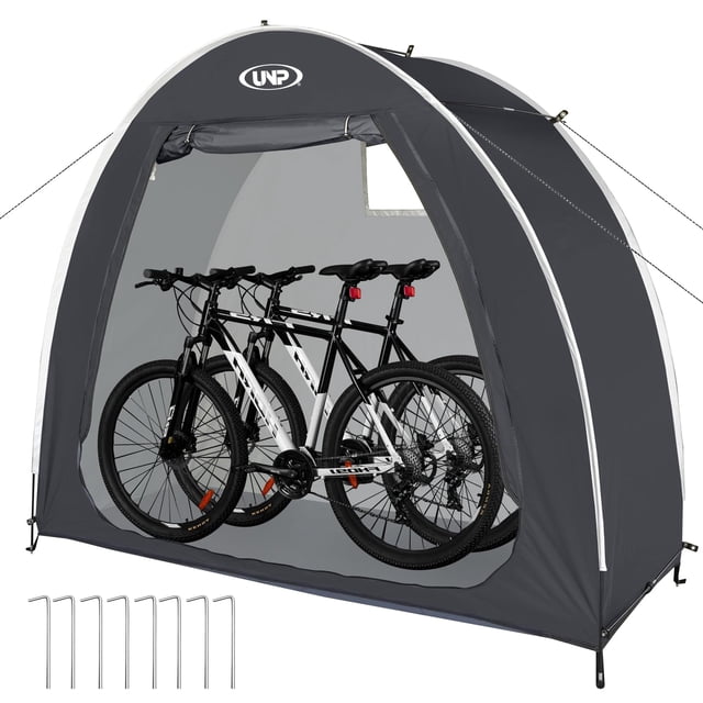 Carpa portátil para almacenamiento de bicicletas UNP para exterior, para 1 a 4 bicicletas