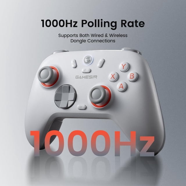 Controlador de juegos GameSir Nova Lite 2 inalámbrico blanco