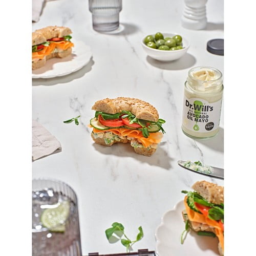 Dr. Will's All Natural Avocado Oil Mayo 175g, British Import (Pack of 2)