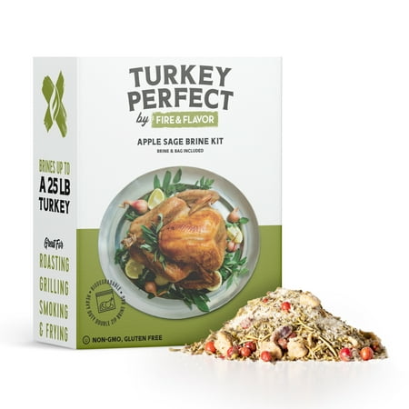 Turkey Perfect by Fire & Flavor All-Natural Apple Sage Brine Kit