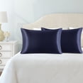 thumbnail image 3 of MesaSe Satin Pillowcases Set of 2  with Envelope Closure White, 3 of 7