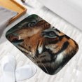 thumbnail image 6 of 1pc Tigers face Absorbent Non-Slip Bathroom Thickened Flannel Rug Decor,Soft,Quick Drying,Suitable For Indoor/outdoor Use,Bathrooms,Bedrooms,Kitchens,Terrace,Laundry Rooms,16"x24", 6 of 9