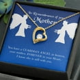 thumbnail image 5 of To Mom Remembrance Message Guardian Angel in Heaven Forever Necklace w Message Card, 5 of 20