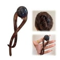 thumbnail image 3 of Pinzas de pelo tipo banana con perlas, elegantes pinzas francesas para mujer, pinzas antideslizantes con hebilla para coleta, accesorios de moda para el cabello para mujeres y niñas, 3 of 7