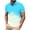 01# Sky Blue, variant on IhhxPro Men's Short Sleeve Button Detail Collared Shirt Gradient Print Stretchable Top for Men Fashion Casual S-4XL