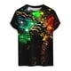 thumbnail image 4 of Tops para hombre, blusas y camisas de manga corta con cuello redondo para hombre Camisa de manga corta estampada para hombre Top/camisa de manga corta con cuello redondo Tops para hombre, 4 of 4